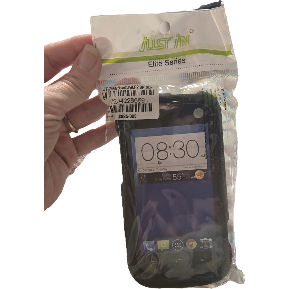 Rugged Black Silicone Case for ZTE Overture (Z995) Just In Elite Series